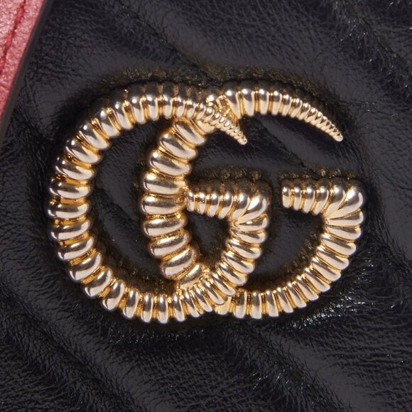 NWT GUCCI AZALEA GG MARMONT QUILTED LEATHER ROUND SHOULDER BAG - Picture 3 of 8